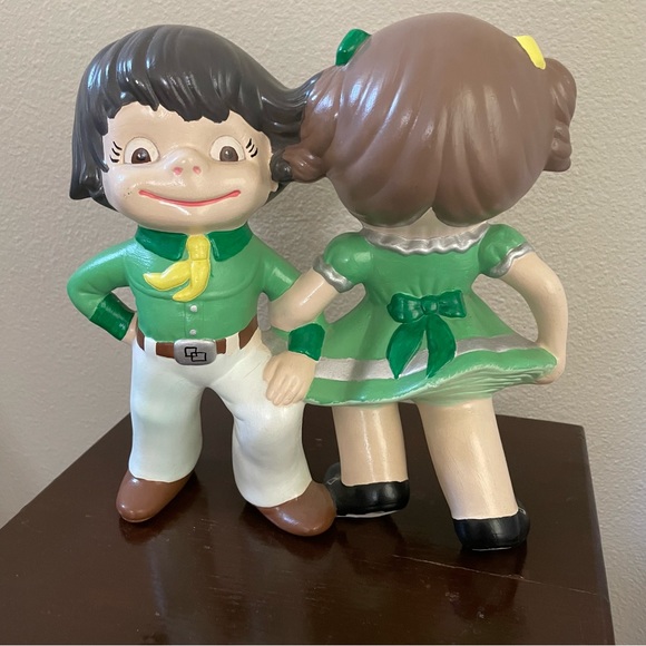 Vintage Ceramic Square Dancing Couple - Picture 1 of 5